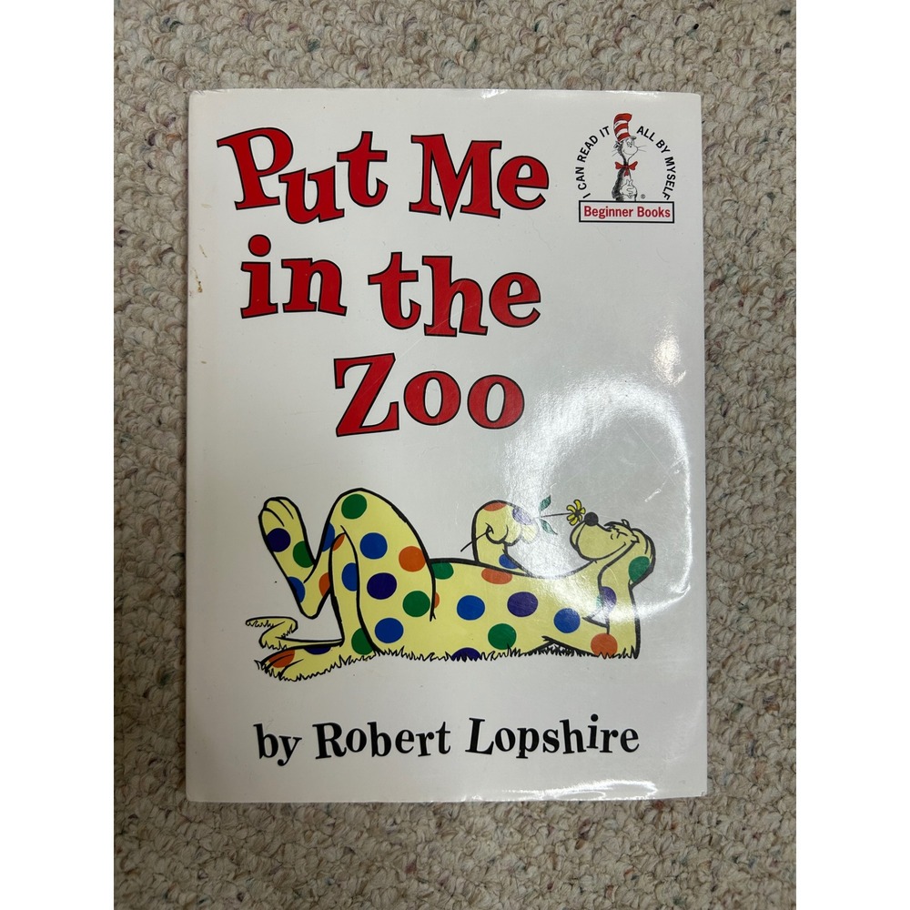 Put Me in the Zoo Robert Lopshire Kohls Cares Hardcover Beginner Book Dr Seuss